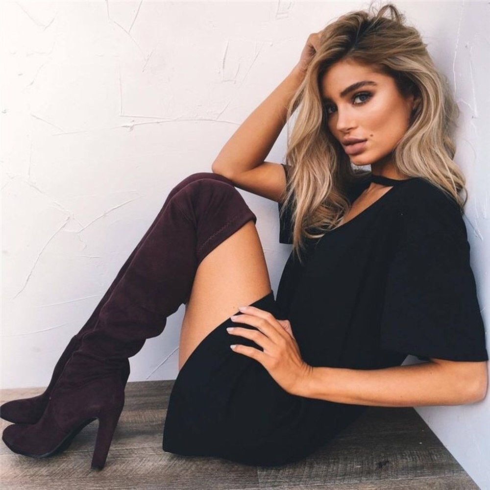 🔥RESTOCK 🔥🍂brown Over the knee boots 🍂 - Picture 5 of 7